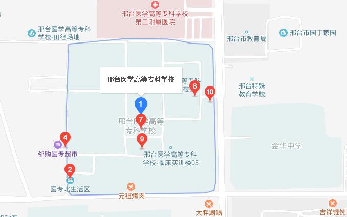 邢臺醫(yī)學高等?？茖W校地址在哪里