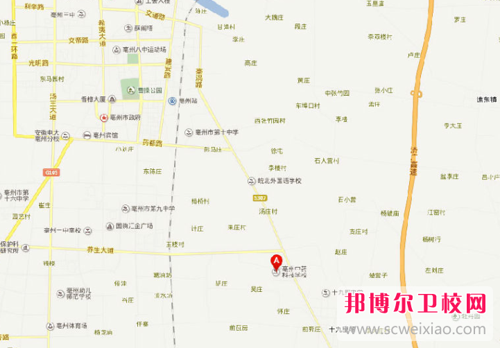 亳州中藥科技學(xué)校地址在哪里，哪個(gè)地區(qū)，哪個(gè)城市?