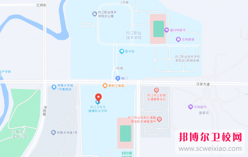 內(nèi)江衛(wèi)生與健康職業(yè)學(xué)院地址在哪里，哪個(gè)地區(qū)，哪個(gè)城市?