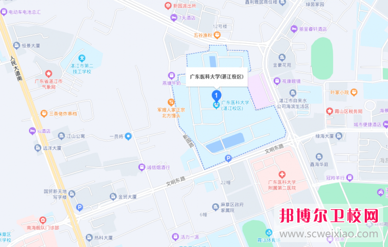 廣東醫(yī)科大學(xué)地址在哪里，哪個(gè)地區(qū)，哪個(gè)城市?