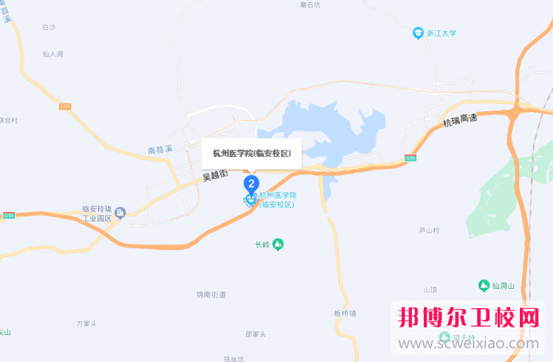 杭州醫(yī)學院地址在哪里，哪個地區(qū)，哪個城市?